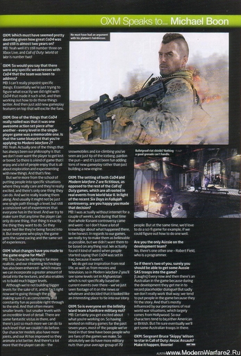 Modern Warfare 2 - Modern Warfare 2 в Австралийском журнале Official Xbox 360 Magazine